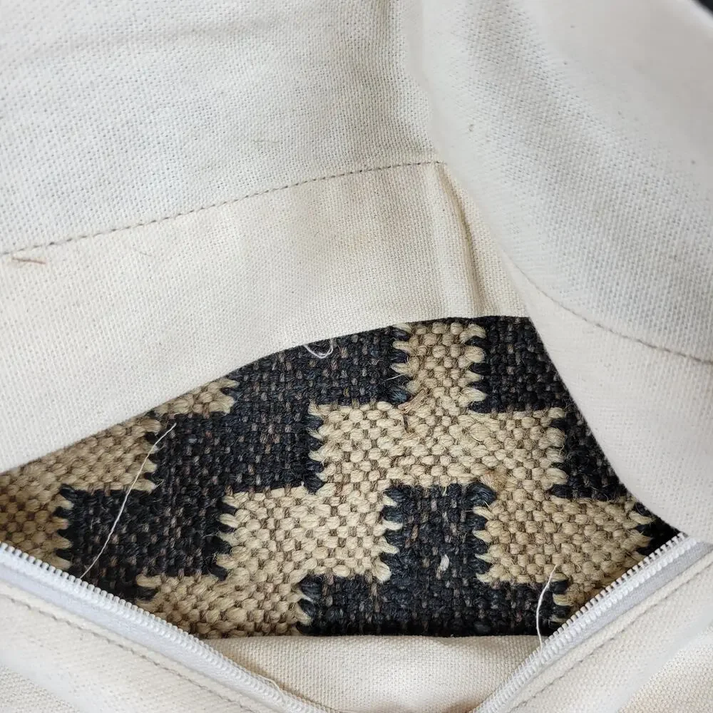Vintage Raw Wool Pillow Cover 17